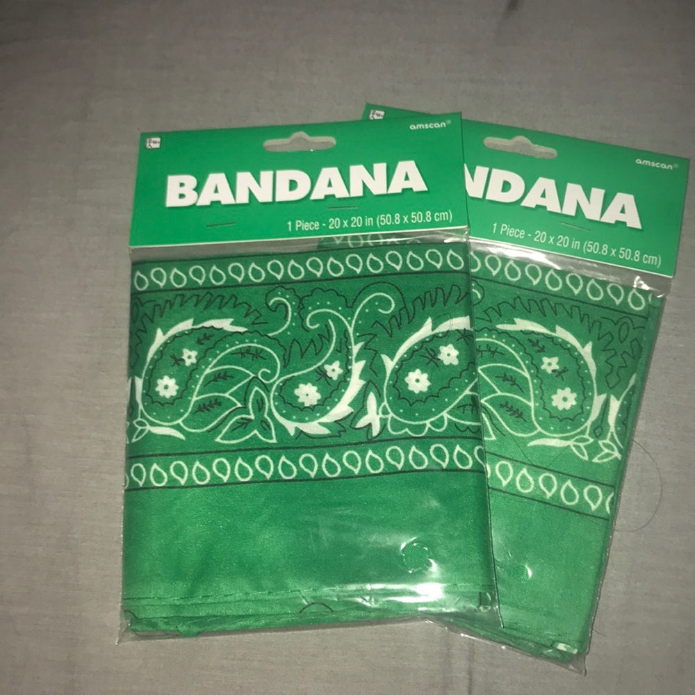 Green bandannas
